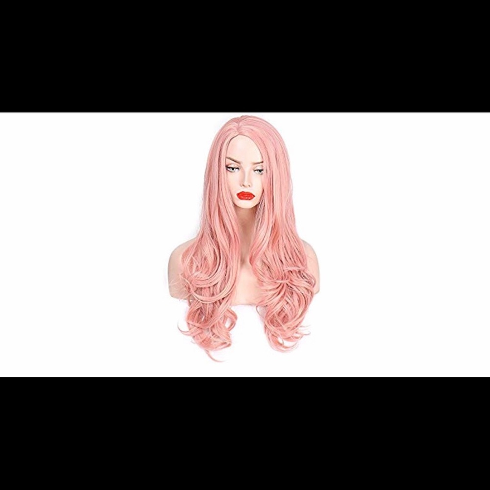 Brand New Pink Synthetic Wig